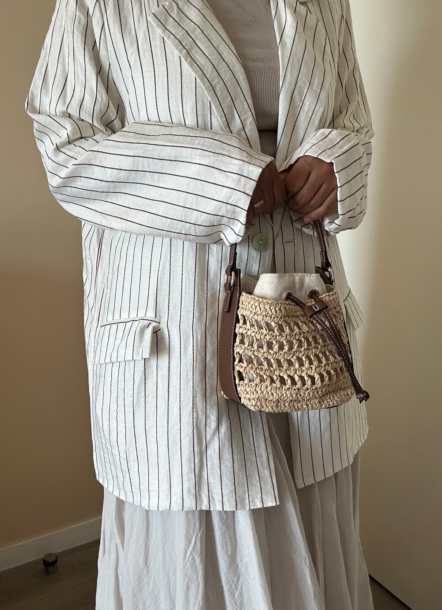 Blazer à rayure