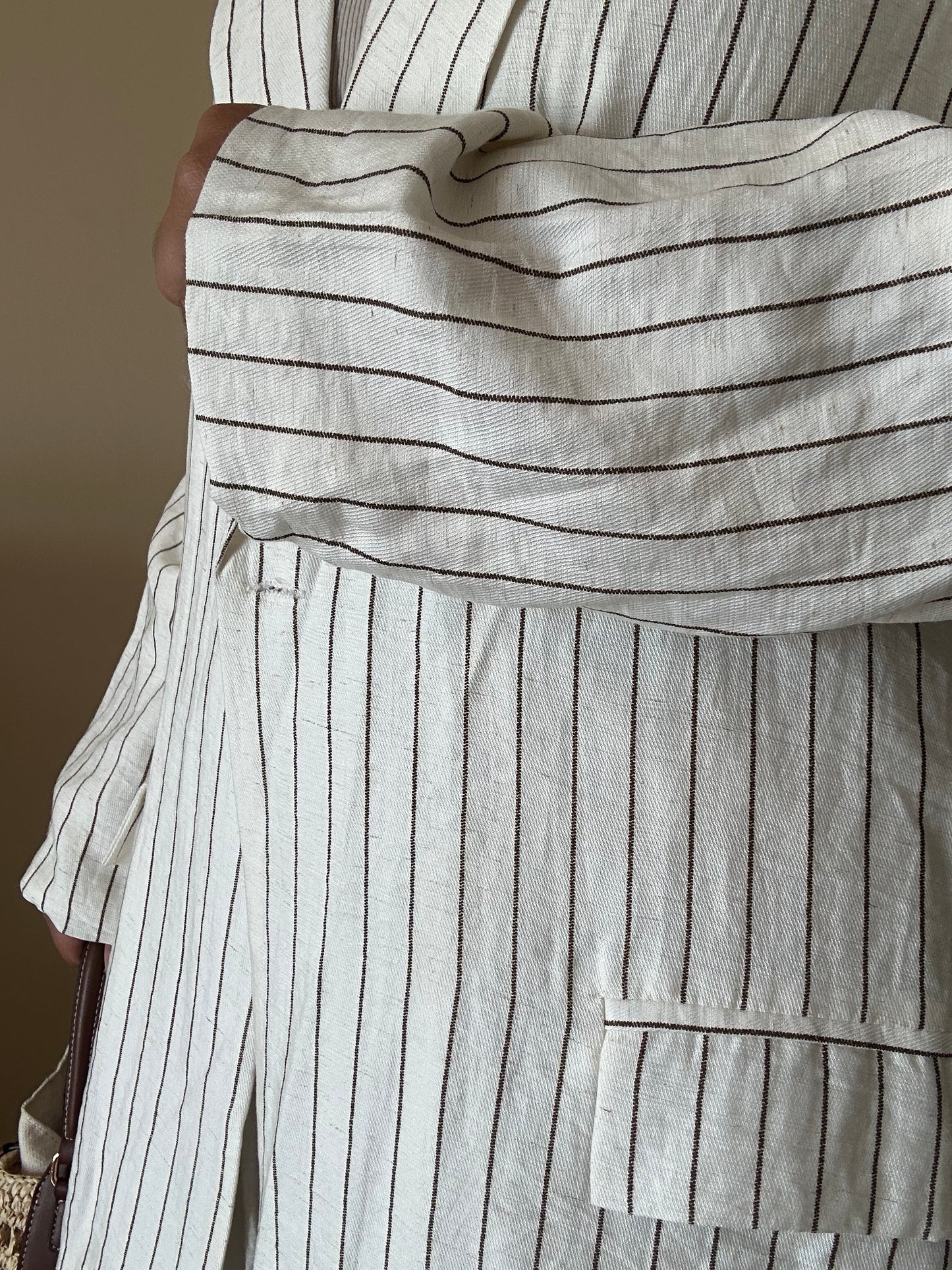 Blazer à rayure