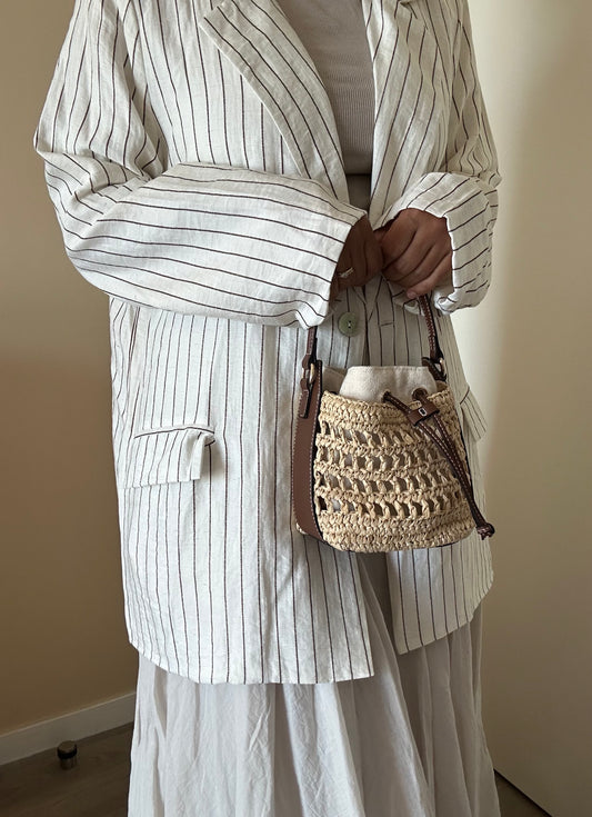 Blazer à rayure