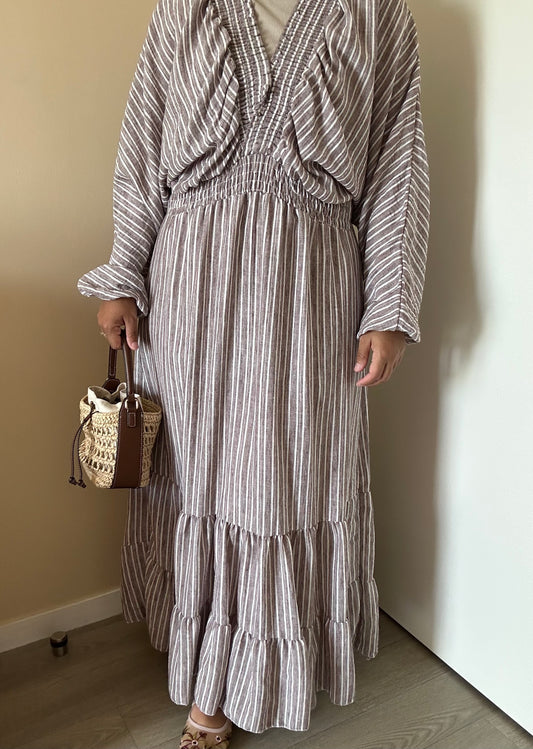 Robe à rayure