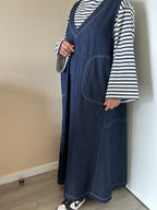 Robe sans manches en jean