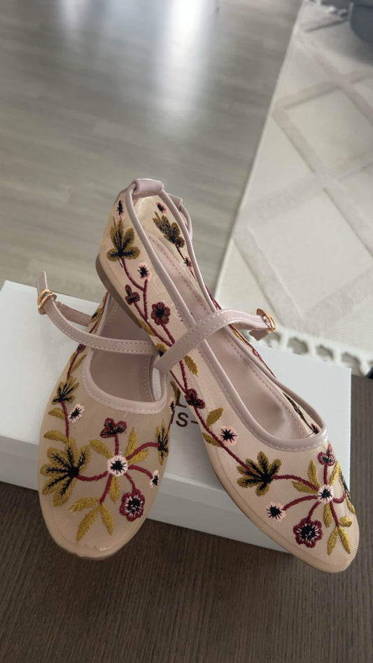 Ballerines brodées