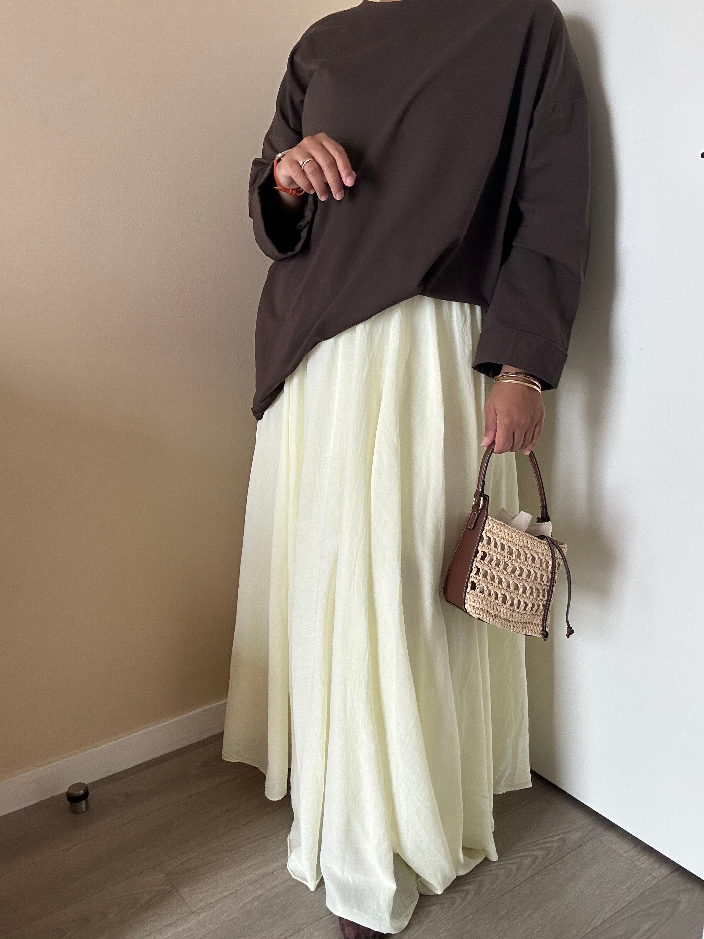 T-shirt manches longue oversize