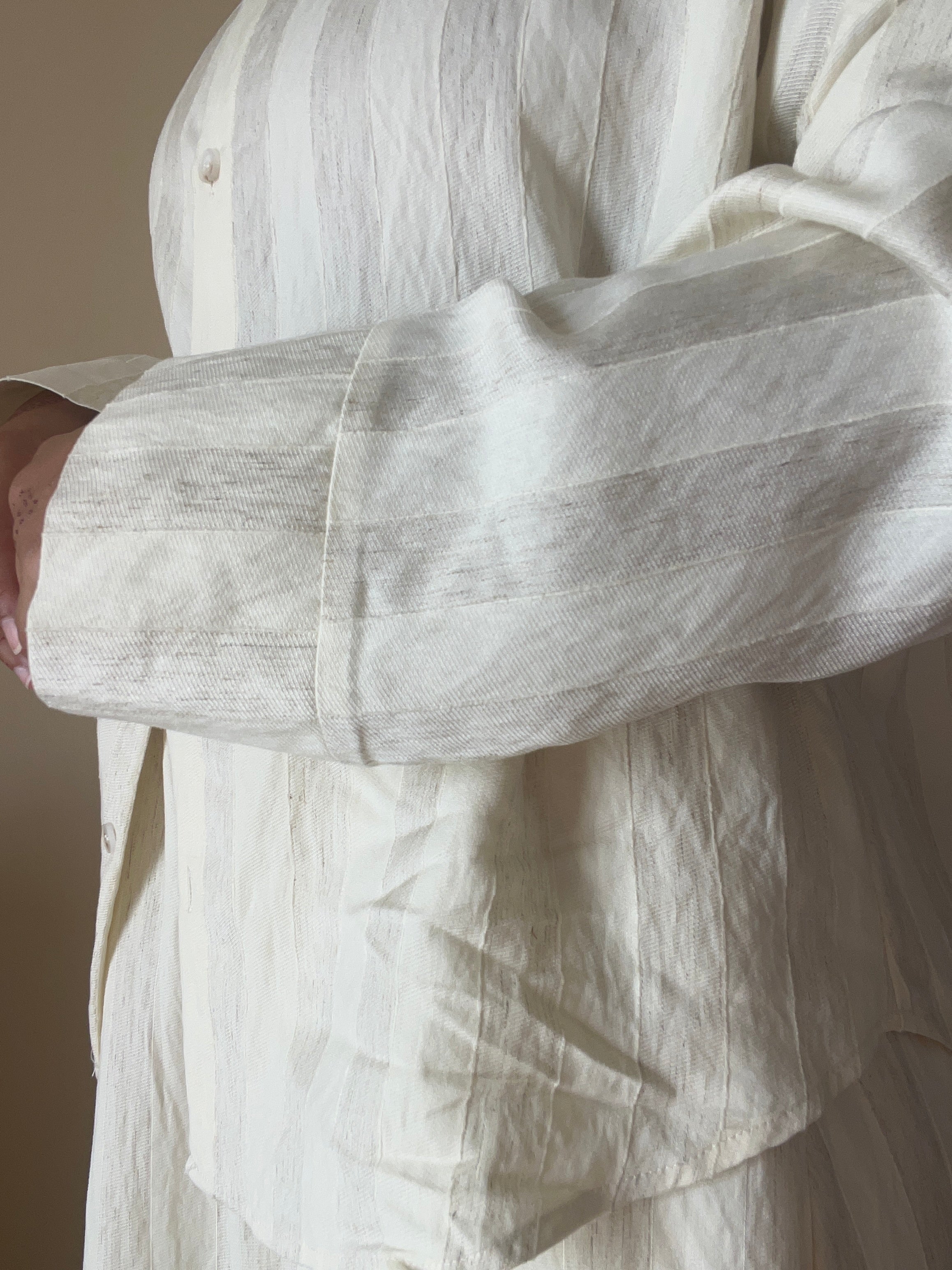Chemise à large rayure