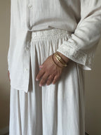 Chemise broderie manche